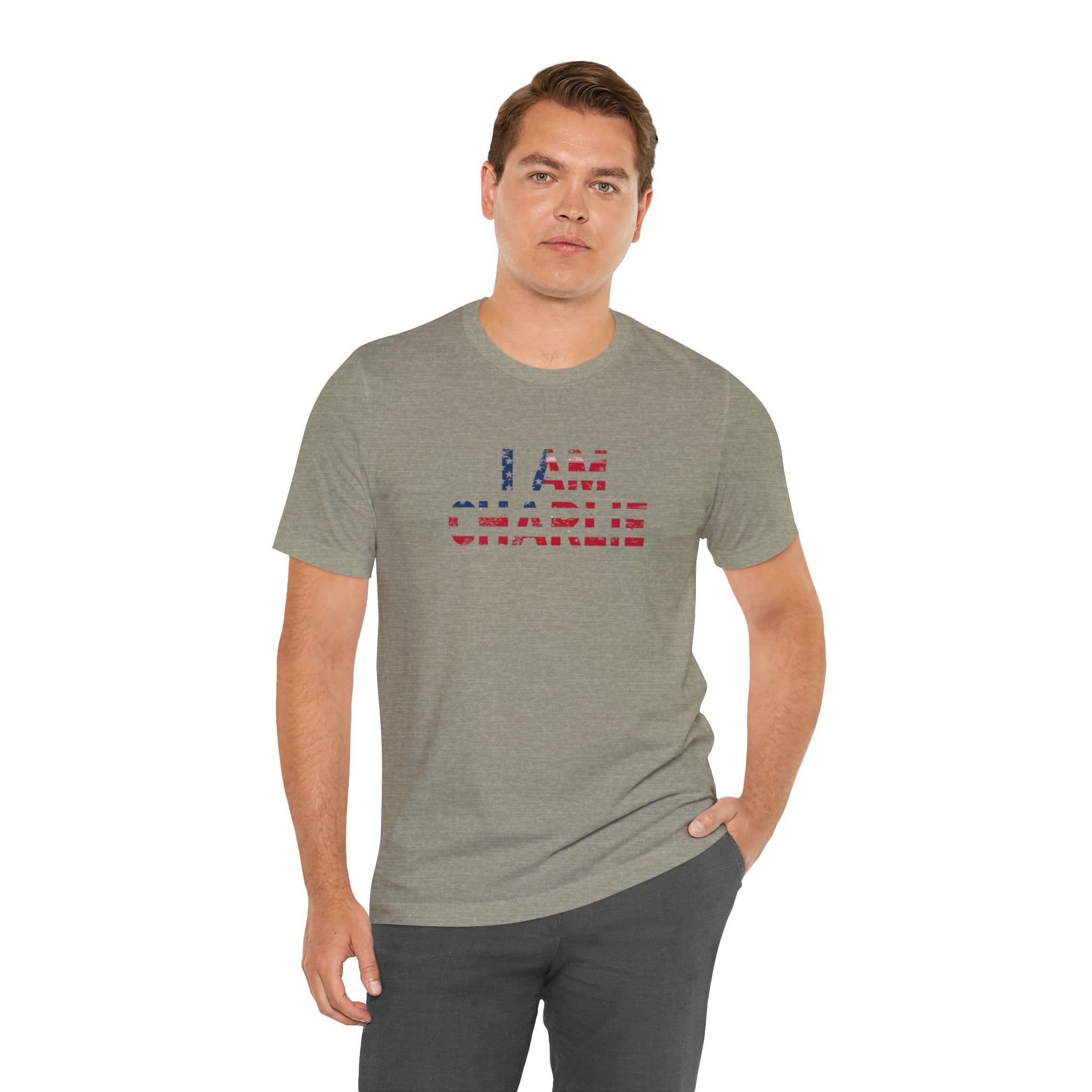 Unisex Tee - I Am Charlie | Patriotic Apparel, Freedom Shirt, Casual Fashion, Gift for Activists, Everyday Wear
