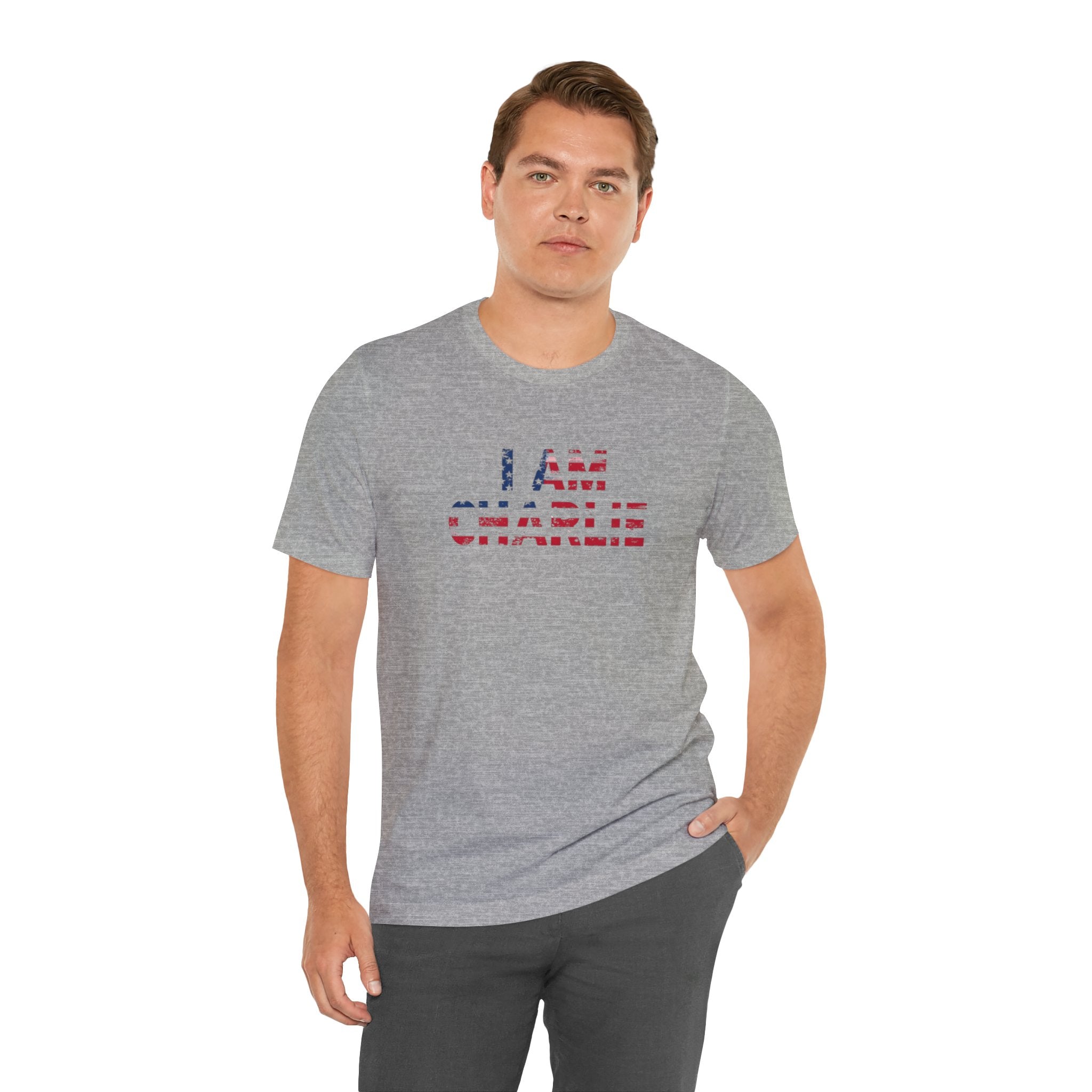 Unisex Tee - I Am Charlie | Patriotic Apparel, Freedom Shirt, Casual Fashion, Gift for Activists, Everyday Wear