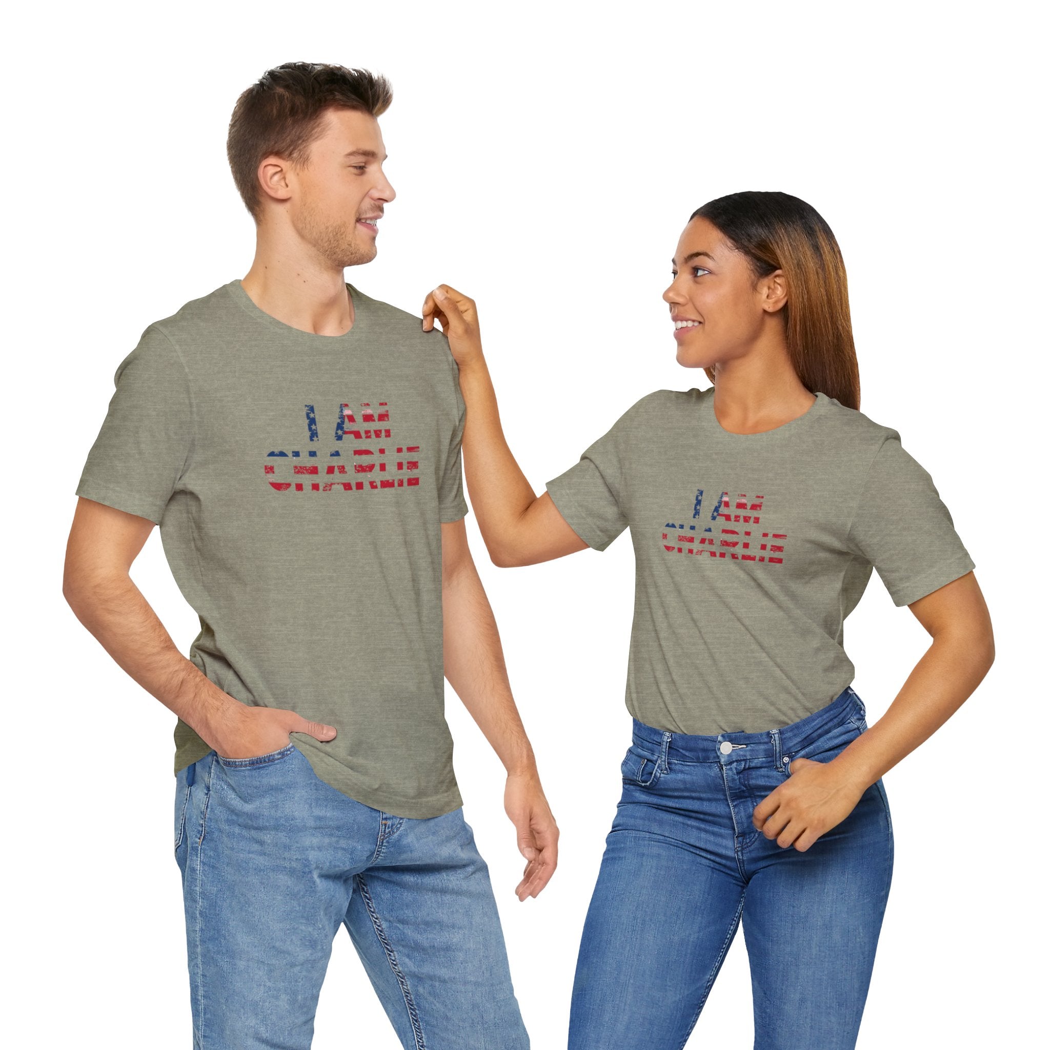 Unisex Tee - I Am Charlie | Patriotic Apparel, Freedom Shirt, Casual Fashion, Gift for Activists, Everyday Wear