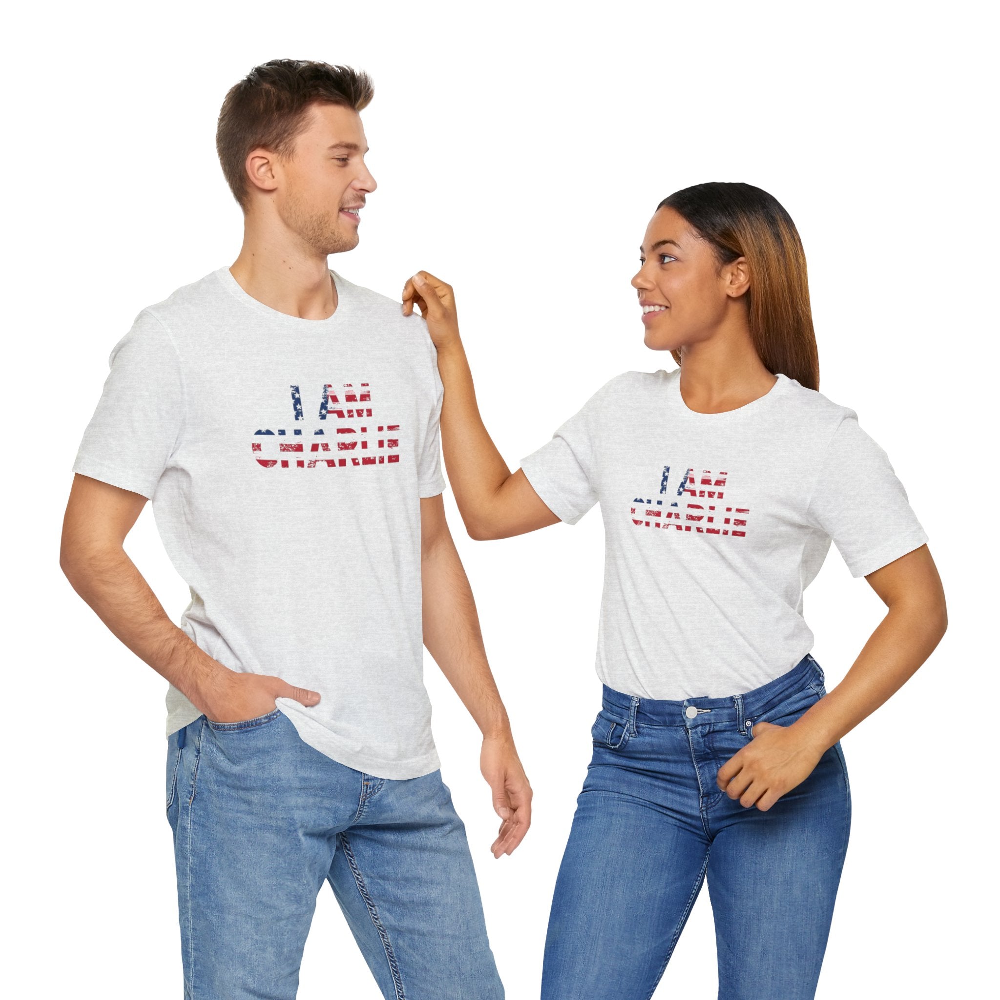 Unisex Tee - I Am Charlie | Patriotic Apparel, Freedom Shirt, Casual Fashion, Gift for Activists, Everyday Wear