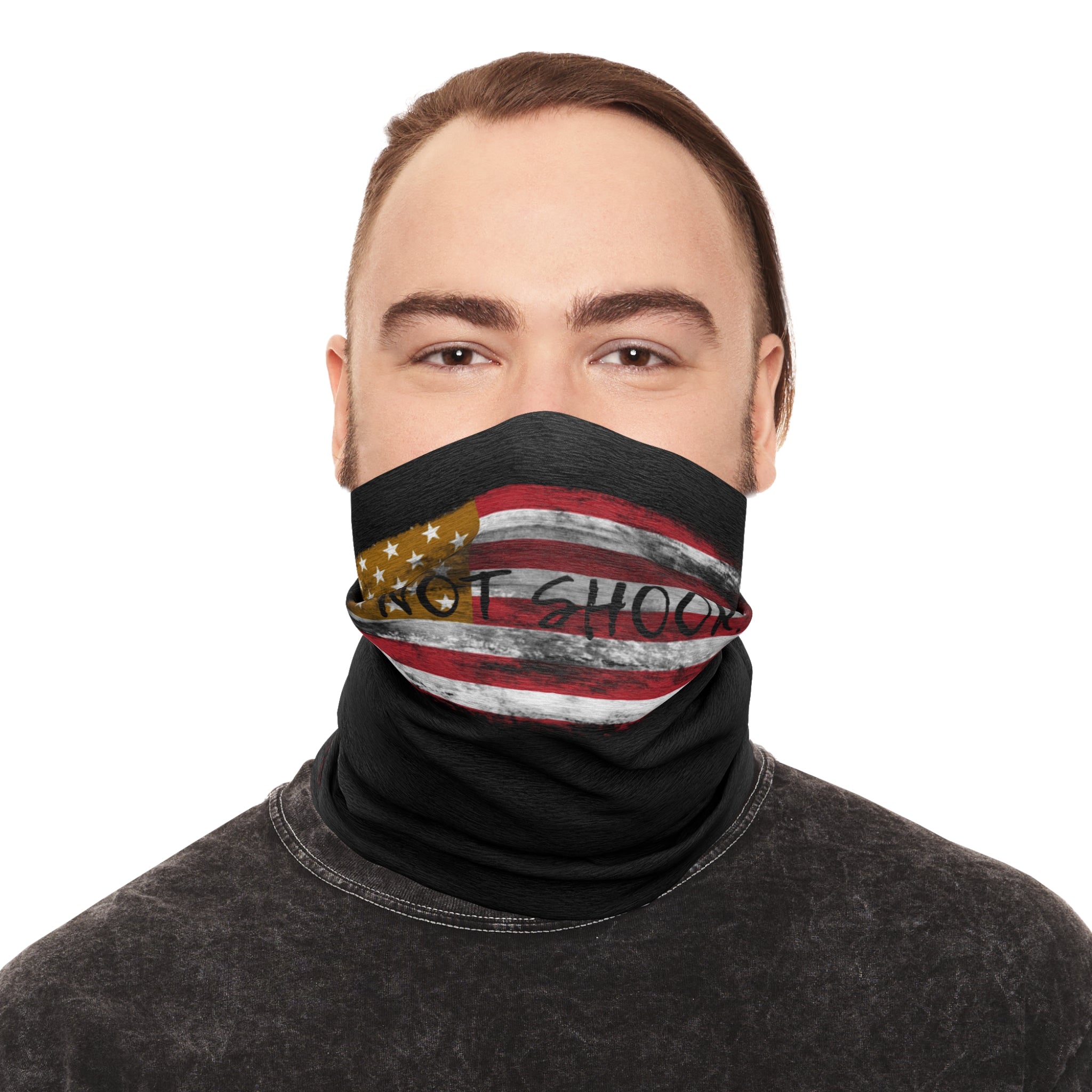 Patriotic Tube Scarf, USA Flag Scarf, Freedom Neck Warmer, Independence Day Accessory, Perfect Gift for Veterans, Unisex Headwear