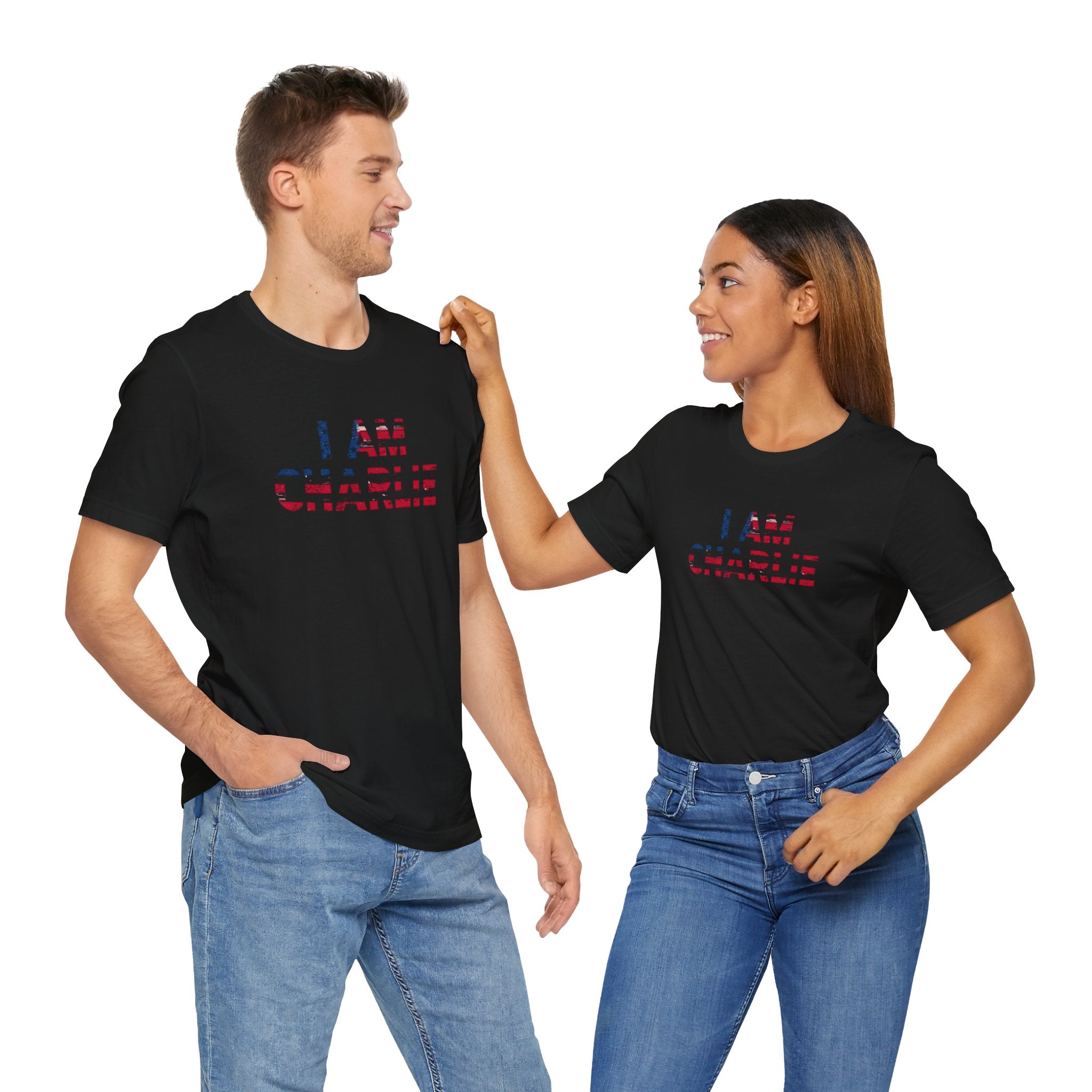 Unisex Tee - I Am Charlie | Patriotic Apparel, Freedom Shirt, Casual Fashion, Gift for Activists, Everyday Wear